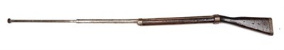 Lot 466 - A First World War Greener Fencing Musket, with button ended tubular telescopic sprung bayonet,...