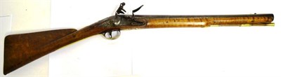 Lot 484 - An 18th Century Flintlock Coaching Carbine by Waren of Coventry, circa 1750, the signed 46cm...