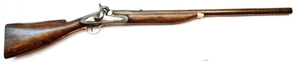 Lot 488 - An 8 Bore Single Barrel Percussion Game