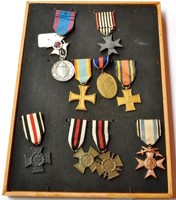 Lot 18 - A Collection of Ten Imperial German Medals, including an Oldenburg Veteran's Association...