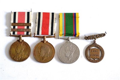 Lot 23 - A Cadet Forces Medal (George VI), awarded to FG.OFF. G.F.BALL R.A.F.V.R. (T); a Special...