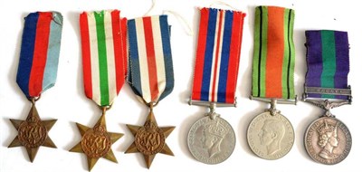 Lot 30 - A General Service Medal 1918-62, (Elizabeth II) with clasp MALAYA, awarded to 22929664 FUS....