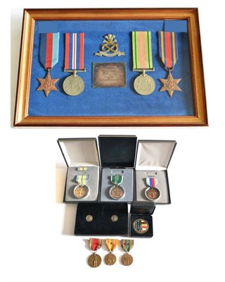 Lot 35 - A Second World War Group of Four Medals, awarded to Jack Kenneth Poole 5052032 Craftsman,...