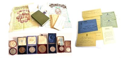 Lot 36 - A Collection of Late Victorian/Edwardian Medals, Documents and Ephemera Relating to Sir George...