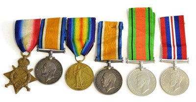 Lot 39 - A First World War Trio, awarded to CHAPN. H.F.DAVIDSON. R.N., comprising 1914-15 Star, British...