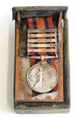 Lot 42 - A Queen's South Africa Medal 1899, awarded to 2168 TPR:H.BURNS. S.A.C., with five clasps CAPE...