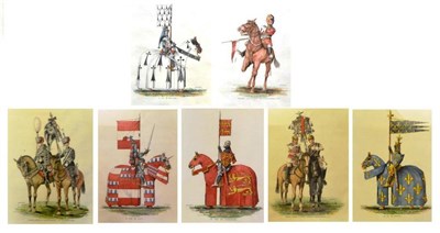 Lot 126 - Peter Russell, `Le Roi de France', `Le Duc de Normandie', `Le Duc de Bretagne' and `Le Sire de...