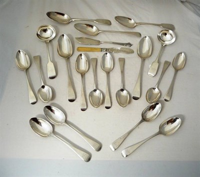 Lot 202 - A Set of Twelve Old English Pattern Dessert Spoons, George William Adams, London 1861, each...