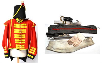 Lot 182 - A Re-Enactor's Copy of a British Napoleonic Wars Period Heavy Dragoon Officer's Uniform, Circa...