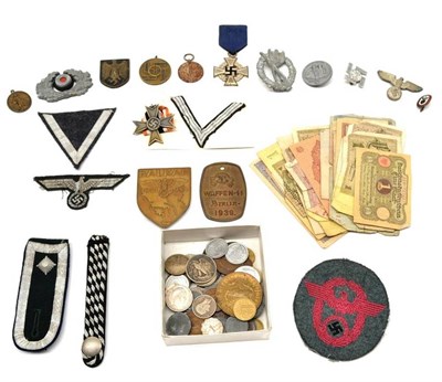 Lot 241 - A Quantity of German Third Reich Badges, Insignia and Tinnies, including a Police breast...