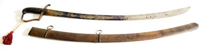 Lot 278 - A George III 1796 Pattern Light Cavalry Officer's Sword, the 82.5cm single edge broad curved...