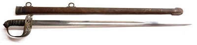 Lot 279 - A Victorian 1889 Pattern NCO's Sword, the 83cm single edge fullered steel blade stamped with...