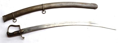 Lot 291 - A George III 1796 Pattern Light Cavalry Trooper's Sword, the 83.5cm single edge broad curved...