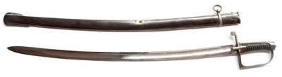 Lot 305 - A Continental Light Cavalry Trooper's Sword, of 1788 type, with 82.5cm single edge fullered...