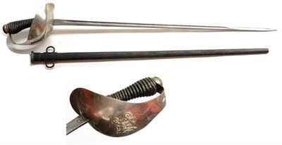 Lot 332 - A George V 1912 Pattern Cavalry Sword to an Officer of the Royal Horse Guards, the 89cm single edge