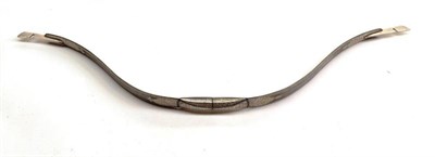 Lot 374 - A Modern Indian Damascus Steel Bow, in two sections screwing together at the grip, the whole...