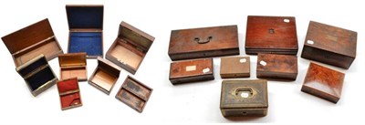 Lot 427 - A 19th Century Mahogany Pistol Case, rectangular, with brass swan neck handle to the hinged...