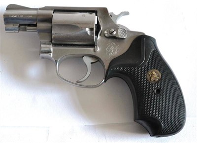 Lot 487 - A Deactivated Smith & Wesson .38 Special Five Shot Pocket Revolver, numbered AAZ3253, with...