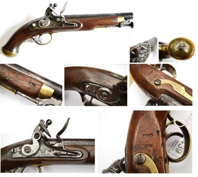 Lot 488 - A William IV Light Dragoon Pistol by Joseph Egg (Son of Durs Egg), circa 1837, the 22.5cm steel...