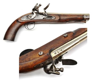 Lot 490 - An Early 19th Century Flintlock Trade Pistol by Ketland & Co., the 19.5cm brass barrel with...