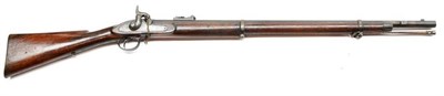 Lot 506 - A Victorian Enfield Volunteer Two Band Percussion Short Rifle, the 79.5cm steel barrel with...