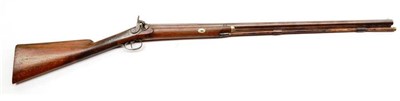 Lot 510 - A 19th Century Percussion Cap Single Barrel Sporting Gun, the 82cm browned steel barrel...