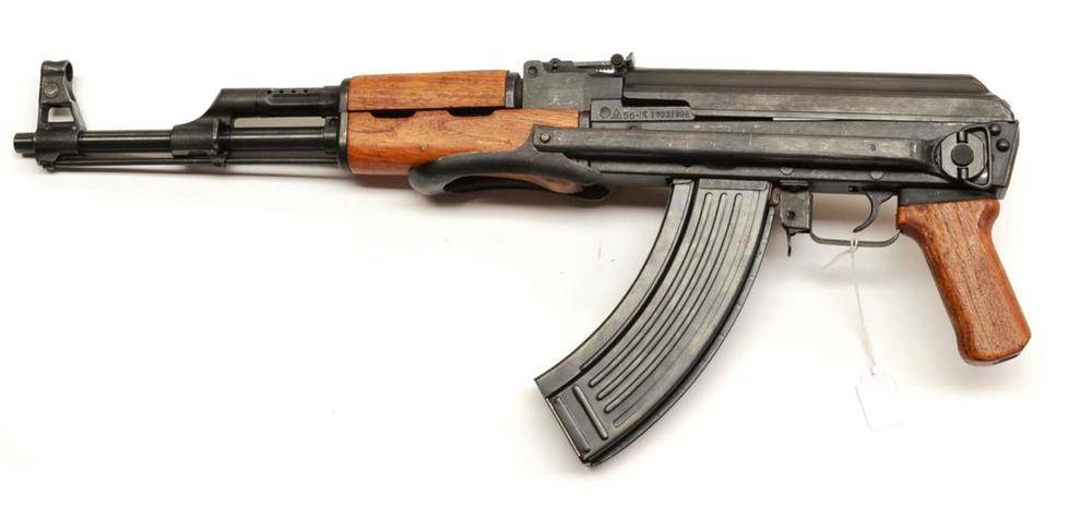 Lot 511 - A Deactivated Chinese AK47 Type 56 Assault Rifle, numbered 17031825, with folding-under stock,...