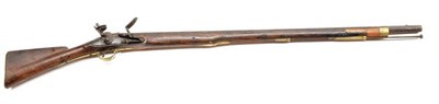 Lot 514 - A Late 18th Century Flintlock India Pattern Brown Bess Musket, the 98cm steel barrel with...