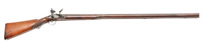 Lot 515 - A Late 18th/Early 19th Century Flintlock Sporting Gun, with 106cm sighted, swamped damascus barrel