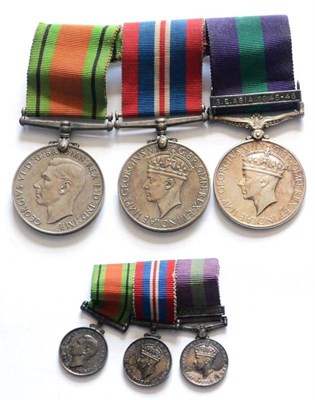 Lot 4 - A Second World War Trio, awarded to MAJOR D.F.KER. R.A.C., comprising a Defence Medal, War...