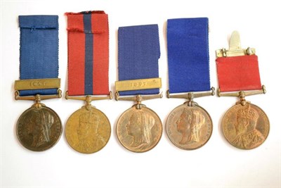 Lot 9 - A Jubilee (Police) Medal 1887, with 1897 clasp, and a Coronation (Police) Medal 1902, to...