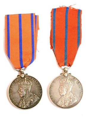 Lot 10 - Two Coronation (Police) Medals 1911, one to the Metropolitan Police awarded to P.C. W.MEALING,...