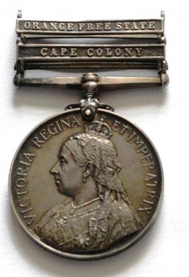 Lot 18 - A Queen's South Africa Medal, awarded to 278 PTE H.LOE. C.I.V., with two clasps CAPE COLONY and...