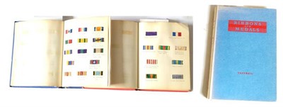 Lot 30 - Two Albums of Medal Ribbons, one comprising Gallantry, Orders of Chivalry, 18th, 19th and 20th...