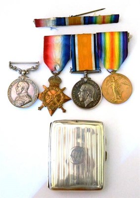 Lot 33 - A First World War Pair, awarded to 25942. 2.A.M. A.P.ROLLO. R.A.F., and a 1914-15 Star, awarded...