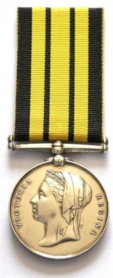 Lot 55 - An Ashantee Medal 1874, awarded to W.CARDEN, ORD, H.M.S.TAMAR, 73-74, sold together with...