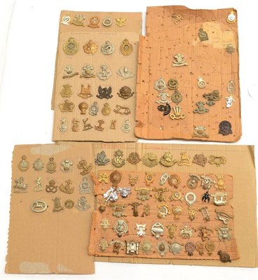 Lot 68 - A Collection of One Hundred and Ten Military Cap Badges, Cavalry and Yeomanry, in brass,...