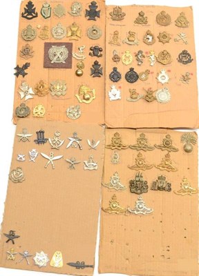 Lot 69 - A Collection of Seventy Eight Military Cap Badges, including Gurkhas, Royal Artillery, London...