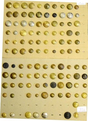 Lot 81 - A Collection of One Hundred and Eleven Canadian Army and Air Force Buttons, mainly First/Second...