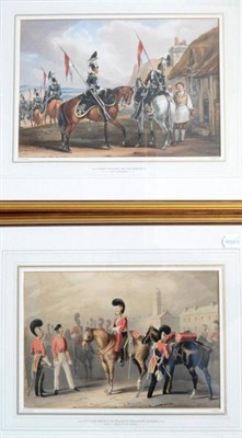 Lot 97 - Lynch after Hayes, Cavalry Regiments from Spooner's Oblong Series: The British Army 1840-44:-...