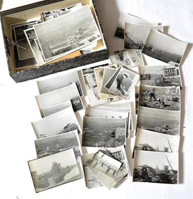 Lot 111 - A Collection of Photographs Showing the Devastation of Hiroshima, taken by Constructer...