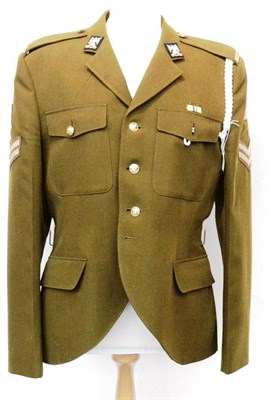 Lot 190 - A No 2 Service Dress Tunic, to a Corporal of the Scots Dragoon Guards (Caribiniers and Greys), with