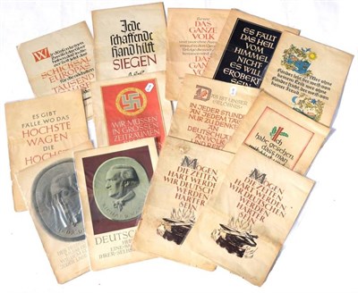 Lot 224 - A Collection of Thirteen German Third Reich Propaganda Posters, published in Munich 1942/43