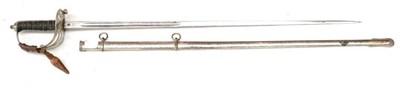 Lot 251 - A George V 1827 Pattern Infantry Officer's Levee Sword, the 82.5cm fullered steel levee blade...