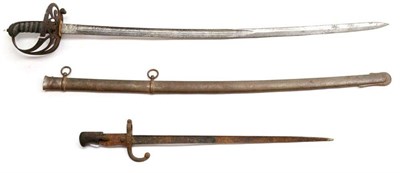 Lot 278 - A Victorian 1827 Pattern Sword to the Volunteer Rifle Regiment, the 84cm single edge fullered steel