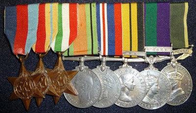 Lot 274 - A Second World War Group of Eight Medals, awarded to 22562553 CPL.(later Sergeant) J.D.BEER....