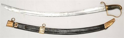 Lot 338 - A George III Yeomanry Heavy Cavalry Sword of 1796 Type, with plain 75cm curved single edge fullered