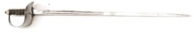 Lot 342 - A First World War Warrant Officer's Sword, the 83cm heavy 1897 style fullered steel blade by Fenton