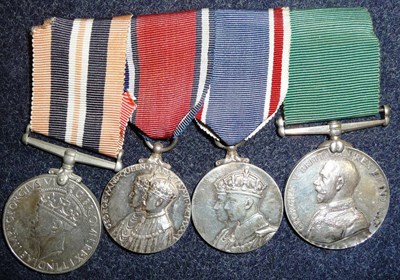 Lot 278 - A Group of Four Medals, comprising 1939-45 War Medal, Jubilee Medal 1935, Coronation Medal 1937 and