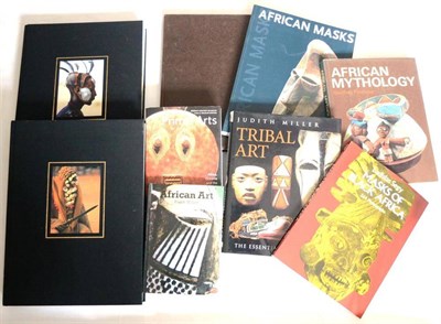 Lot 440 - Nine Books on Tribal Arts:- Masks of Black Africa; Primal Arts; Tribal Art; African Masks;...